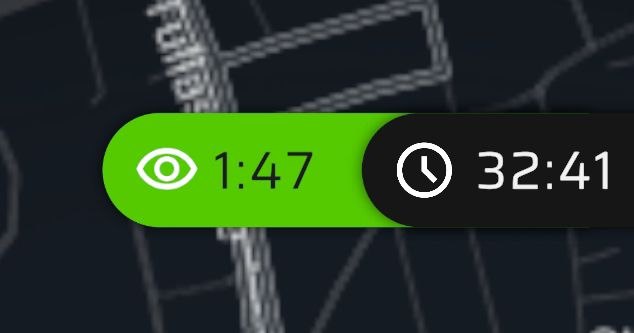 Reveal countdown in the app